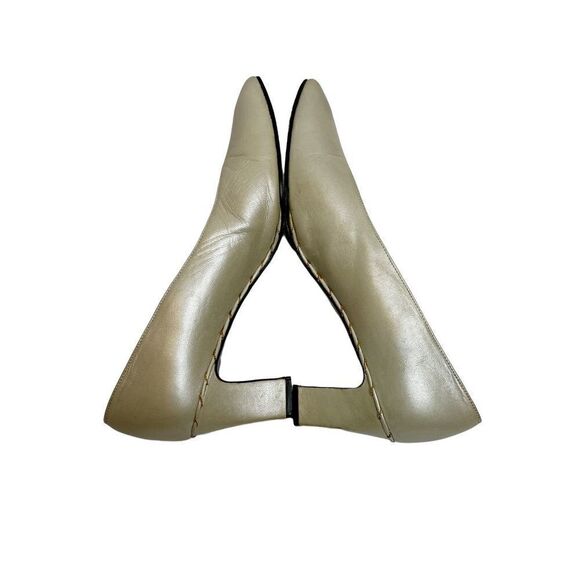 Stuart Weitzman vintage pearl quasar patent pumps size 8.5 - Picture 15 of 16